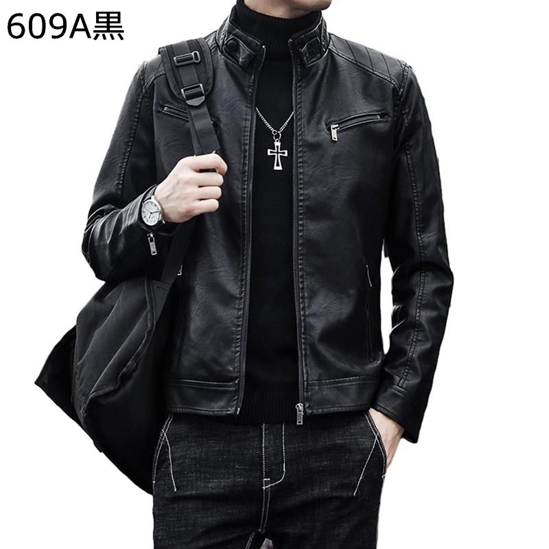 エコ革ジャン メンズ ハイネック ライダースジャケット なめし革上衣 黄色 ぶどう酒赤いこと 黒いこと 赤銅色 B系 かっこいい 自動自転車 自動自転車上衣 上衣 秋着 冬服 PUなめし革 遊撃手厚地の外套
