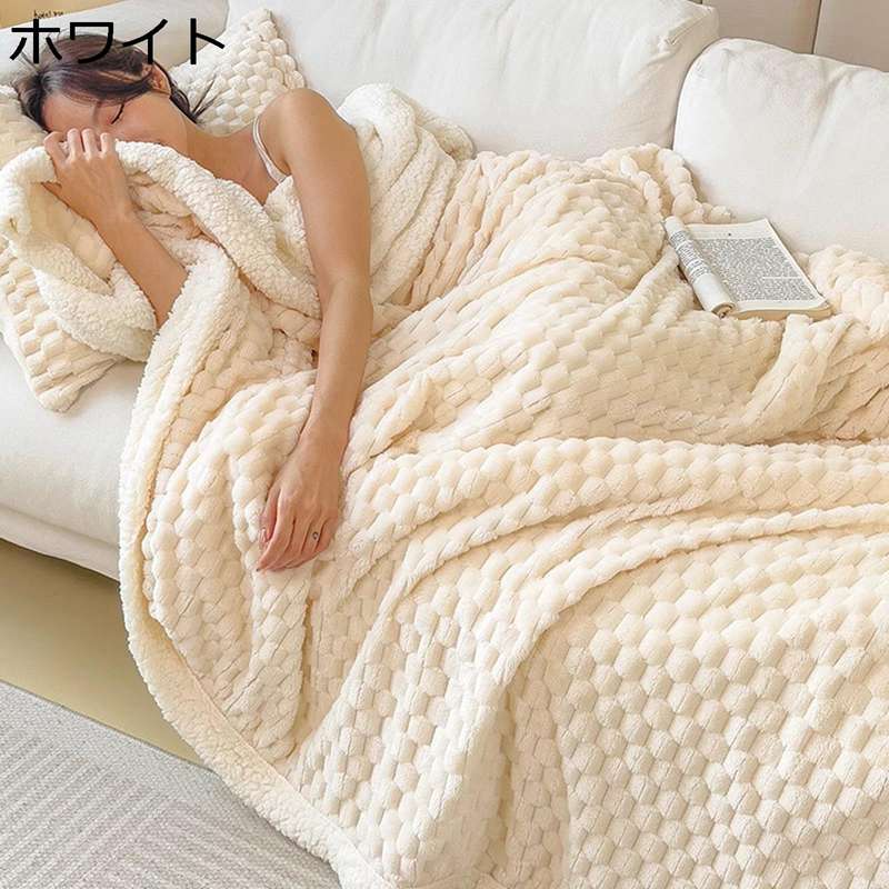 毛布 ブランケット 2枚合わせ あったか 北欧風 オシャレ ふわとろ ジップ付き ひざ掛け 掛け毛布 防寒毛布 ラグジュアリーウォーム もうふ フランネル 洗える 四季適用 マイクロファイバー 毛抜けない