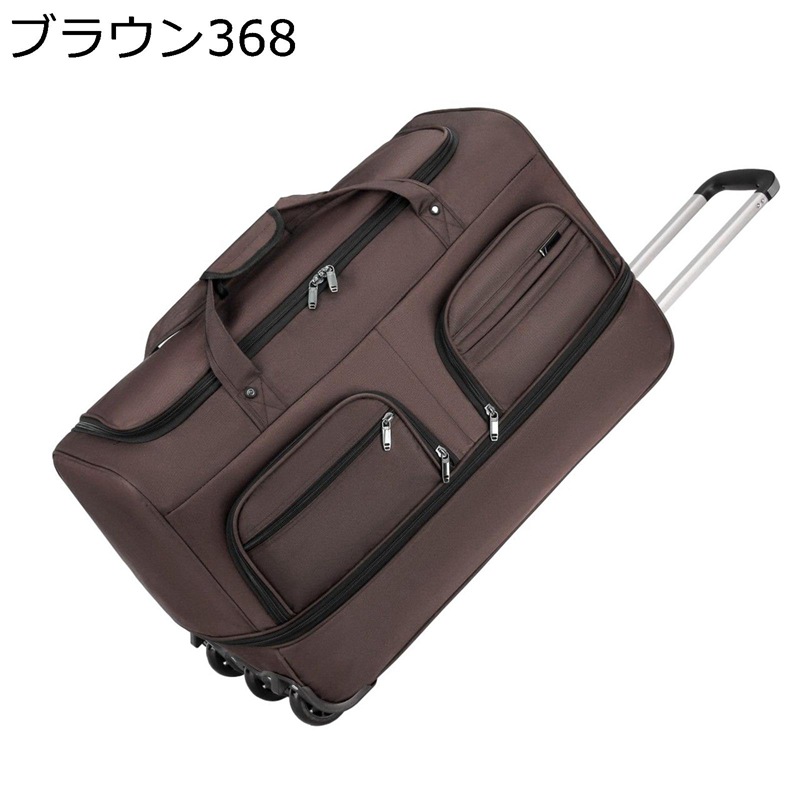 キャリーバッグ 多機能 スーツケース オックスフォード 撥水 キャリーケース 大容量 軽量 トロリーバッグ 2way キャスター付き ボストンバッグ ファスナータイプ 引っ越し 旅行 9,455円