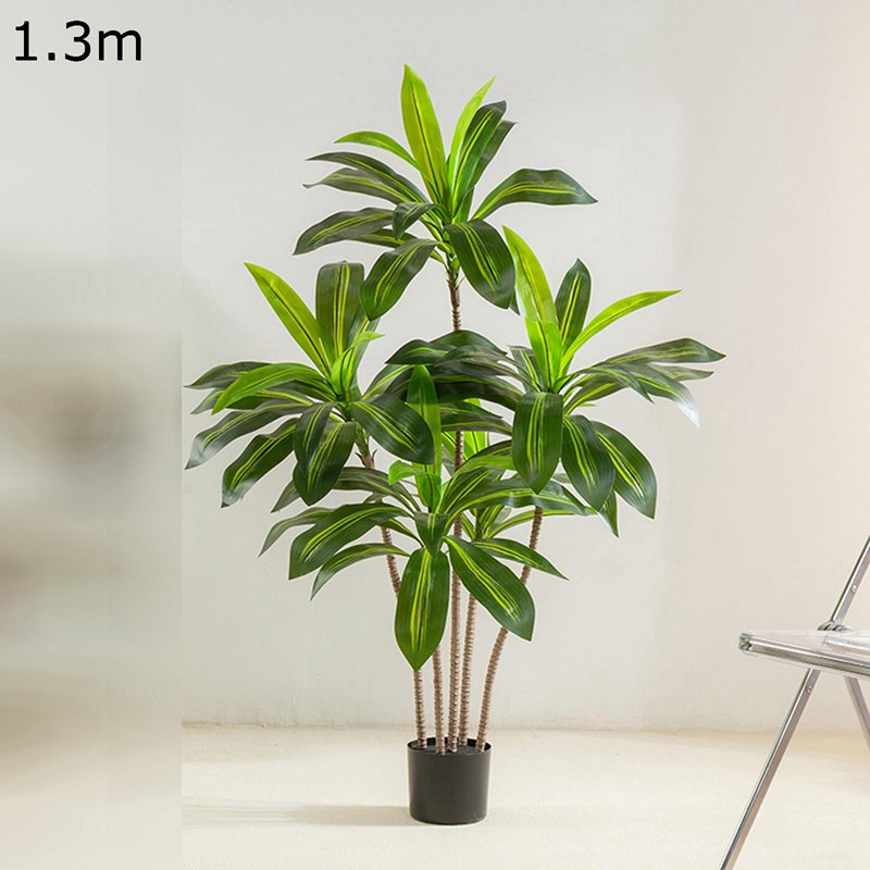 人工観葉植物 フェイクグリーン ブラジルウッド 観葉植物 造花 インテリア雑貨 ウェディングセンターピース 大型 モダン空間に最適 装飾り お祝い デコ用 枯れない 水やり不要 世話いらず 9,187円