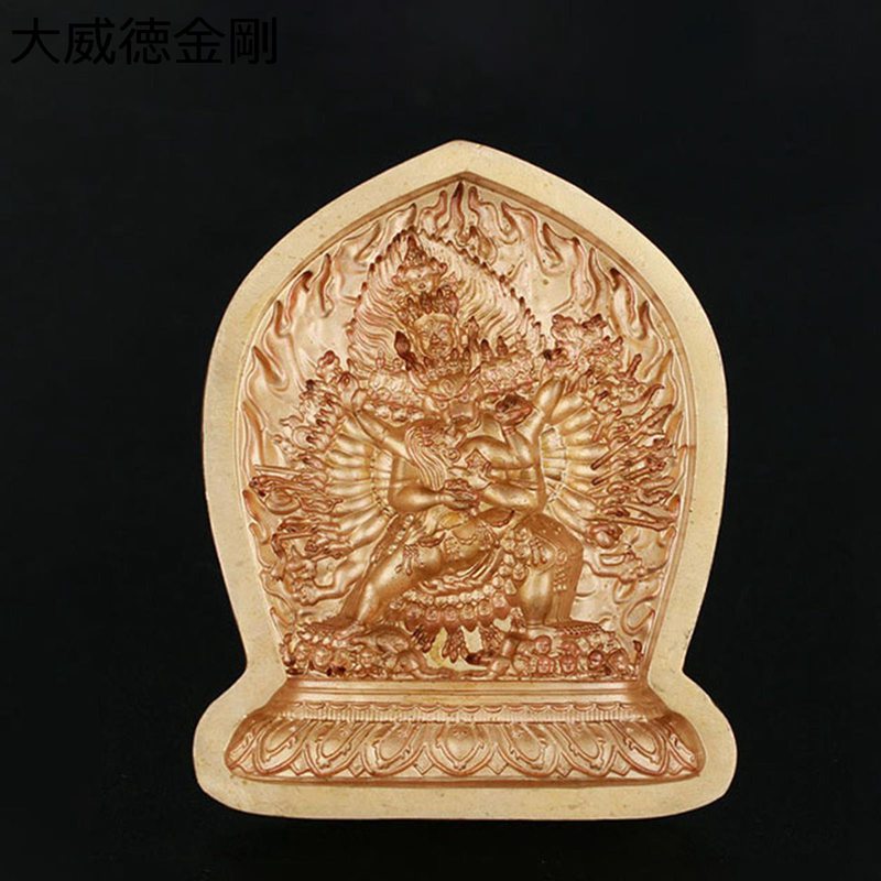 大威徳金剛石 六臂黒マハーカーラ 黄蔵財 仏像の金型 金属元素仏像金型 小さな仏像金型 DIY 埴仏像刻みつける型 埴仏像型 かざり付ける的な仏像の型 風水グッズ 芸術品 飾り付け用 子守女 差し上げ物 祝する日 文房 褒めたたえる用 花・ガーデン・DIY-エクステリア・ガーデンファニチャー-ガーデンオーナメント・置物