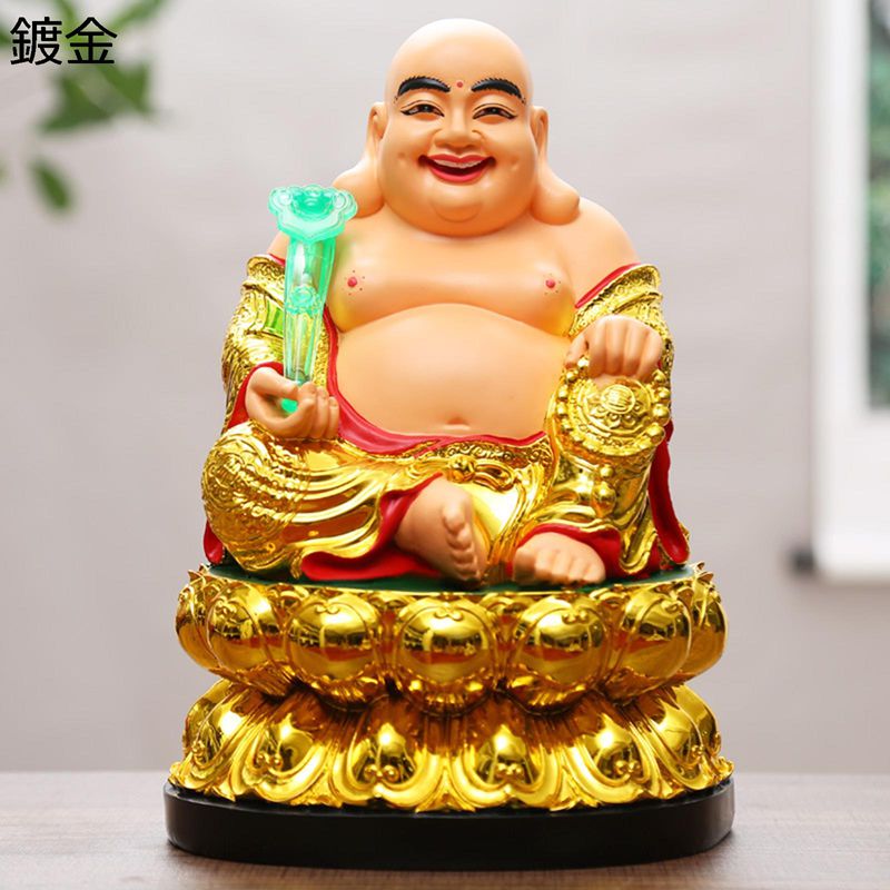 弥勒仏 布袋尊 脂製 布袋様 弥勒様 飾りつけ わらい顔仏像 風水グッズ 縁起物 招財 金運引きあげる 厄除け お引き立て華めく祈とう 開運グッズ 金運 財運 富と仕合わせ 飾りつけ 手当て 開店祝賀会 起業 差し上げ物 執務室