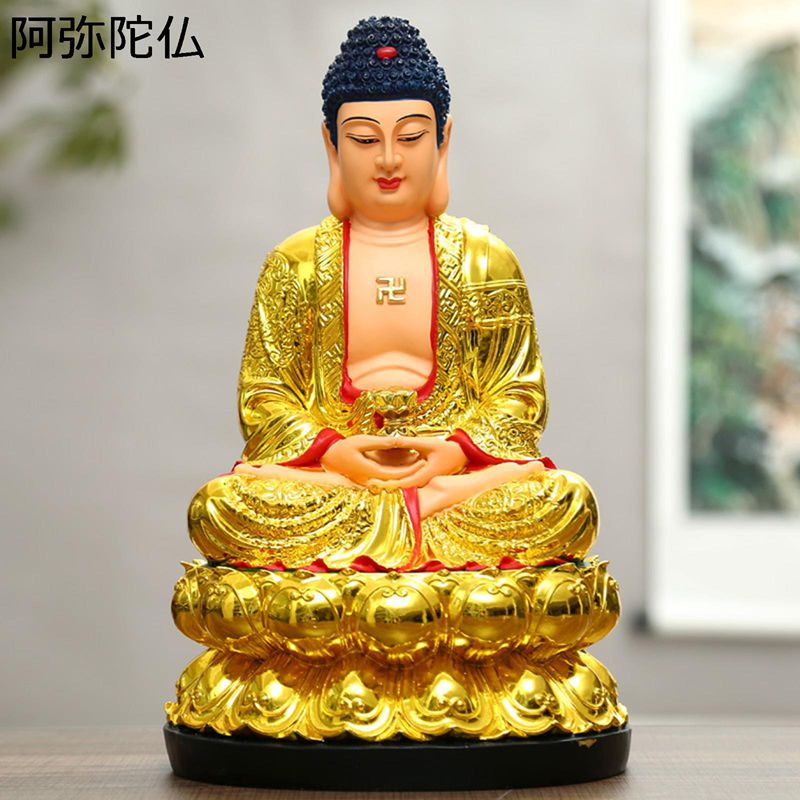 阿弥陀仏様 御医者さん仏 如来様 脂製 仏壇仏像 三宝仏 室内装飾 縁起物 開運グッズ 意地悪さ除け 手当て 厄除け 刻みつけるかざり付ける 飾りつけ 芸術品 差し上げ物 差し上げ物 リビングお部屋 営造祝賀会 住み替え 書房