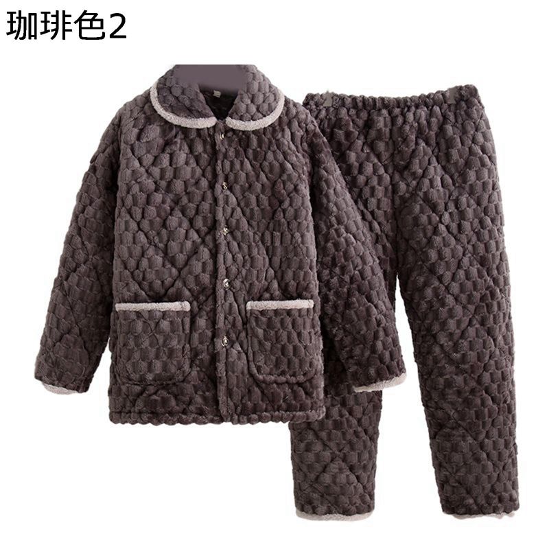 ルームウェア 綿 レディース 冬 トップ パンツ もこもこ パジャマ 防寒 ストレート ストレート クラシック カジュアル ポケット付き 暖かい 長袖 快適 着痩せ 肌触り良い ギフト トラベル