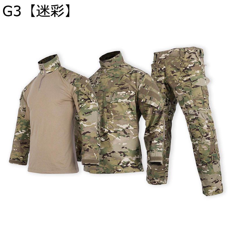ミリタリージャケット メンズ 上下セット 三点 サバゲー G3 作業着 戦闘服 タクティカルパンツ 防風 ハニカム迷彩 耐久性 マルチポケット カジュアル アウトドア 修理工場 ワークウェア｜magnifico18