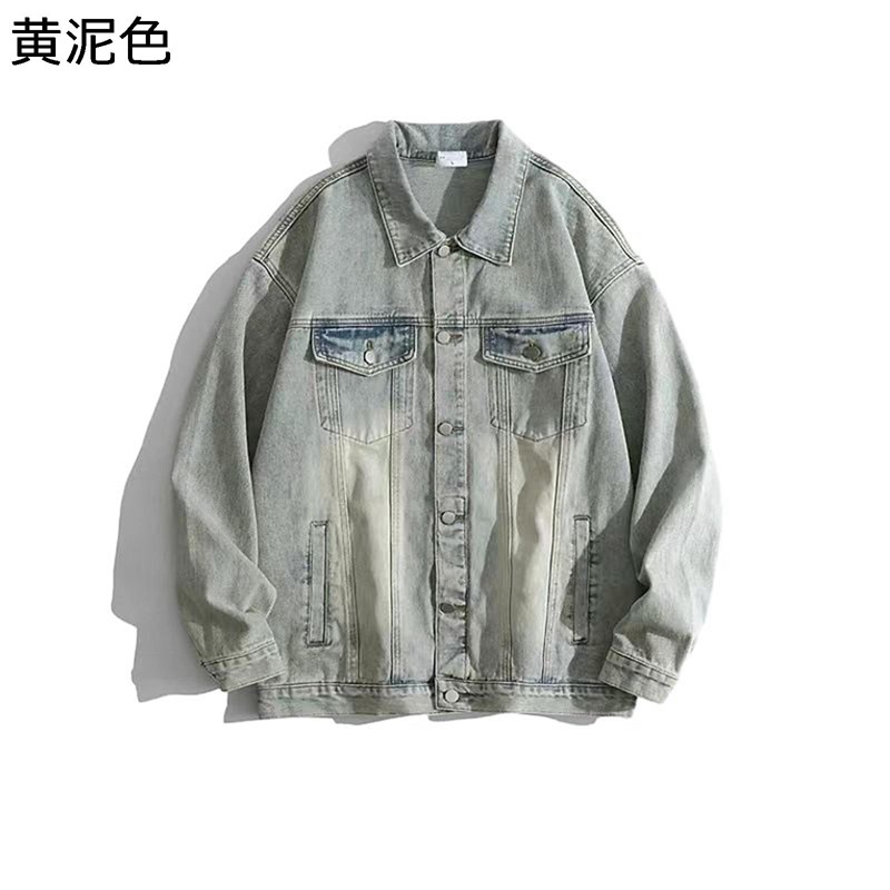 デニムジャケット Gジャン メンズ グラデーション ショートコート 防風防雨 保温 防寒 着痩せ ファッション カジュアル かっこいい 柔らかい 動きやすい 多機能 羽織り 紳士服 通勤通学