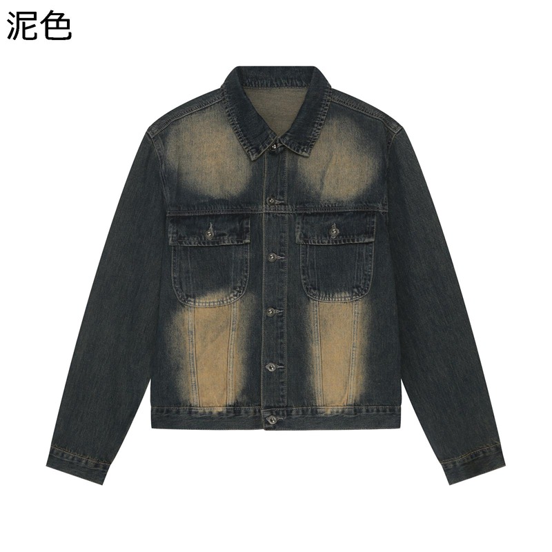 デニムジャケット ジージャン メンズ ショートコート レトロ ヴィンテージ ポケット ボタン 防風防雨 保温 防寒 体型カバー ファッション カジュアル かっこいい お洒落 多機能 動きやすい 羽織 6,201円