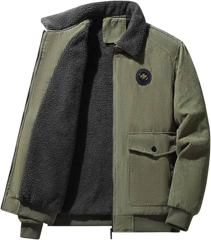 冬服 メンズ 厚地の外套 コール天 ボア上衣 上衣 アウター 気が大きい大きさ ゆったり ラムウール フリースジャケット もこもこ 防寒 無地 朦々たる 防風 防寒 生あたたかい 分かりやすい オシャレ 裏