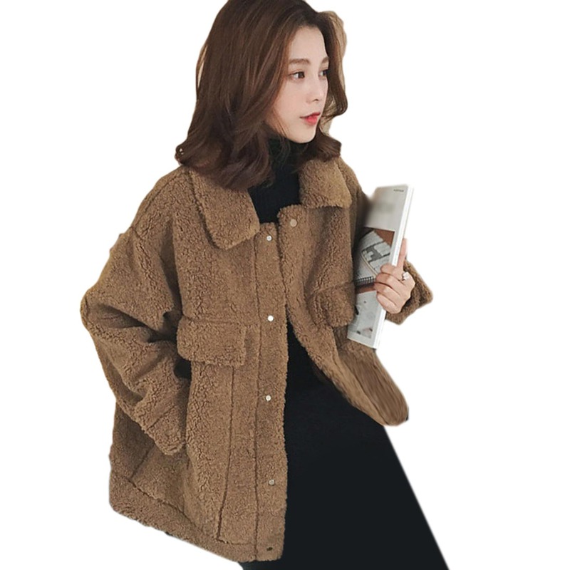 韓国風 着痩せ ボアジャケット レディース ボアブルゾン 冬 アウター 大きいサイズ 可愛い もこもこ 秋冬フワモコ ボアコート 防寒着 フリースコート カジュアル ショート丈 通勤 デート おしゃれ