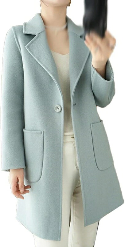 チェスターコート レディース ウール ジャケット ラシャのコート 秋冬服 コート 長袖 ポケット ピーコート オーバーコート ゆったり ジャケット コート 無地 エレガント 大人 通勤 通学 お出かけ