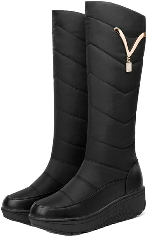 スノーブーツ レディース スノーシューズ 防寒靴 冬用 長靴 雨合羽 雪靴 アウトドア 裏起毛 ボア 保暖 ウィンターブーツ ロングブーツ 冬 防滑 撥水加 スキーの板 ブーツ 今めかしい 超軽さ 綿靴 通い