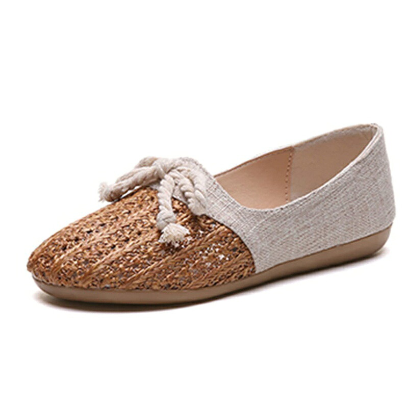 夏 レディース ラウンドトゥ スリッポン カジュアルシューズ スニーカー 痛くない 歩きやすい 大きいサイズ カジュアル 厚底スニーカー 通学 厚底スリッポン フラット 軽量 メッシュ 通気性 リボン