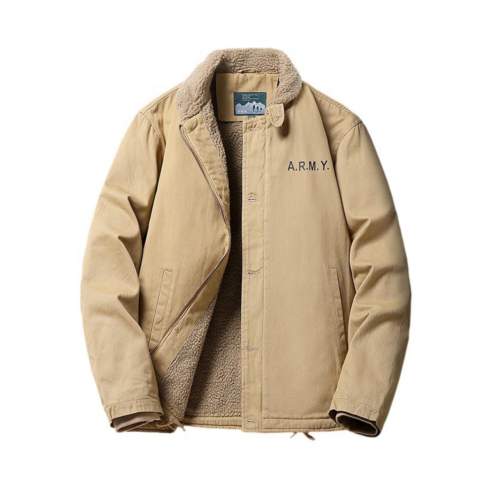 米海軍 N-1 デッキジャケット ブルゾン ミリタリージャケット メンズ ボア裏地 秋冬服 フライトジャケット アメカジ 裹起毛 もこもこ アウター ゆったり おしゃれ 登山、釣り、キャンプ 防風 厚 6,121円