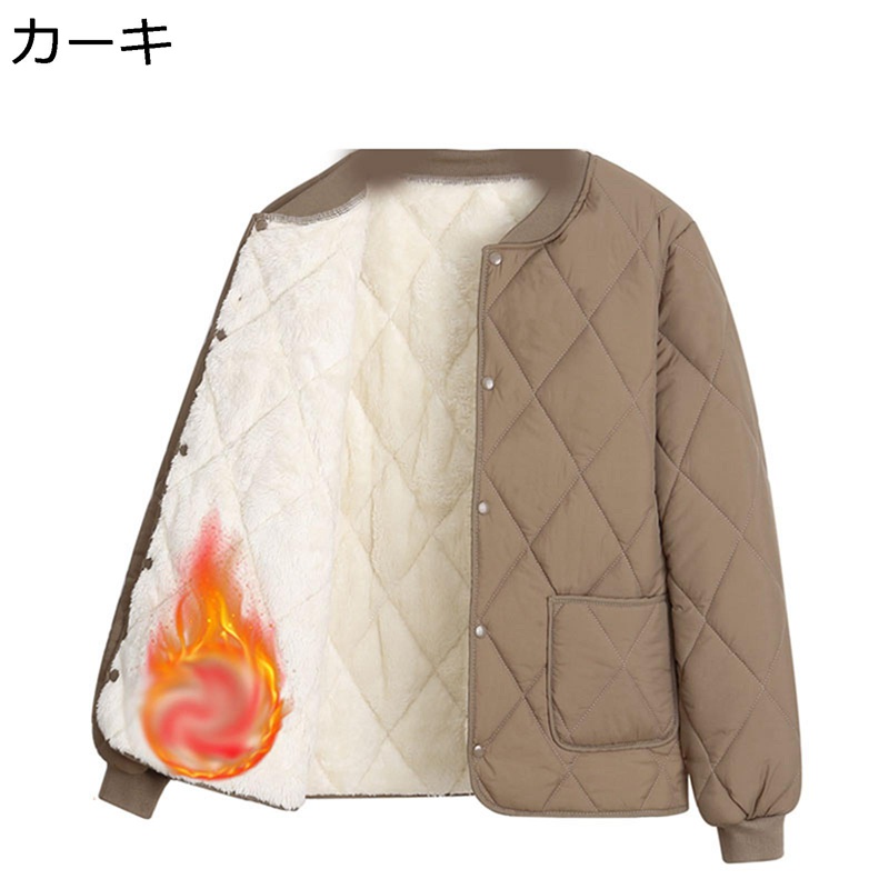 中綿アウター 前掛け 裏起毛 中綿入れ上衣 メンズ 日系 綿服 秋冬着 朦々たる 防寒防風 生あたたかい 馬鹿でかい大きさ ゆったり 軽さ 姿勢衣嚢 心地好い 動き分かりやすい 通い通学 アウトドア