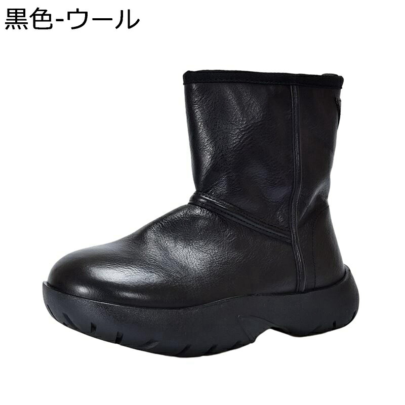 ムートンブーツ レディース ショートブーツ ウール 本革 スノ一ブ一ツ 裏起毛 雪靴 冬用 保温 ジュニア シニア 撥水 厚い ふわふわ 防臭 快適 滑り止め ウィンター 通勤 お出かけ 通学