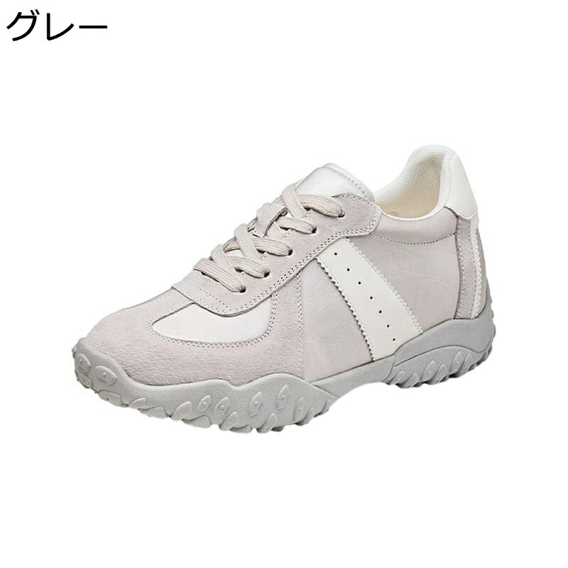 厚底 レディース ダッドスニーカー シークレットシューズ 6.5cmアップ インヒール 脚長 シンプル 軽量 カジュアルシューズ 運動靴 耐摩耗 通気 防滑 ウォーキング 通学 日常 普段履き 旅行