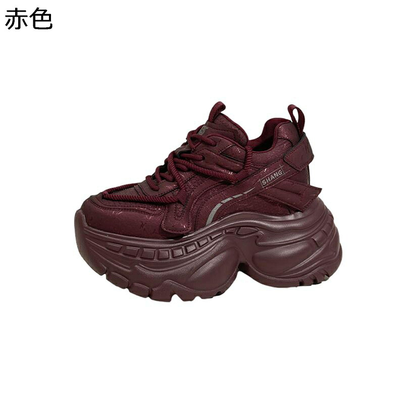ダッドスニーカー 厚底 レディース 9cmアップ シークレットシューズ おしゃれ 身長アップ 軽量 ウォーキングシューズ カジュアル 運動靴 通気性 滑りにくい 通年適用 旅行 トラベル 通学 オフィス