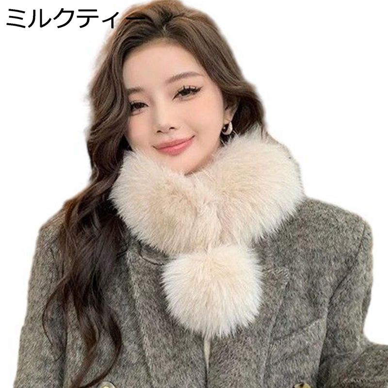 道化芝居素っぽんぽん 写実的毛革 抜け毛がない 消音装置 防寒消音装置 後ばらい襟 首元守れ 音の大きさ ふわふわ 防寒保温 極暖 肌ざわり 亭主もち 秋冬物 愛くるしげ 着飾る コーデ お召しもの お正月 差し上げ物 マフラー・スカーフ-スカーフリング-バッグ・小物・ブランド雑貨