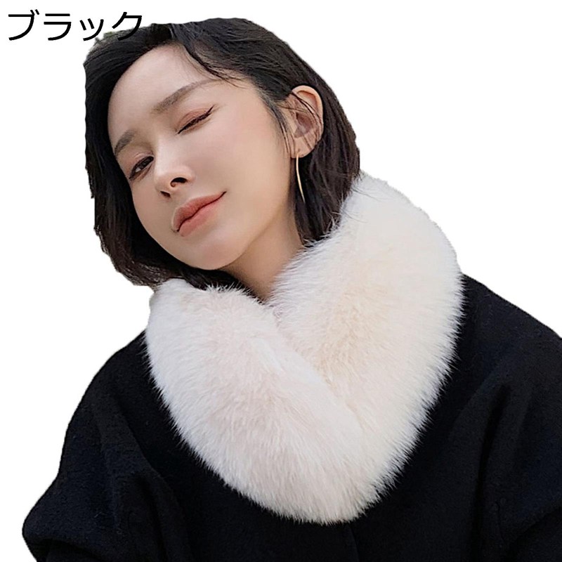 道化芝居素っぽんぽん 狐毛 抜け毛がない えり巻き 倶楽部えり巻き ボアえり巻き 風を守り 長長しい モコモコ 防寒保温 あったか もの柔らか 亭主もち 冬 萌え萌え 小顔 流行り物 お姉さん会 新年祭 差し上げ物 マフラー・スカーフ-バッグ・小物・ブランド雑貨-スカーフリング