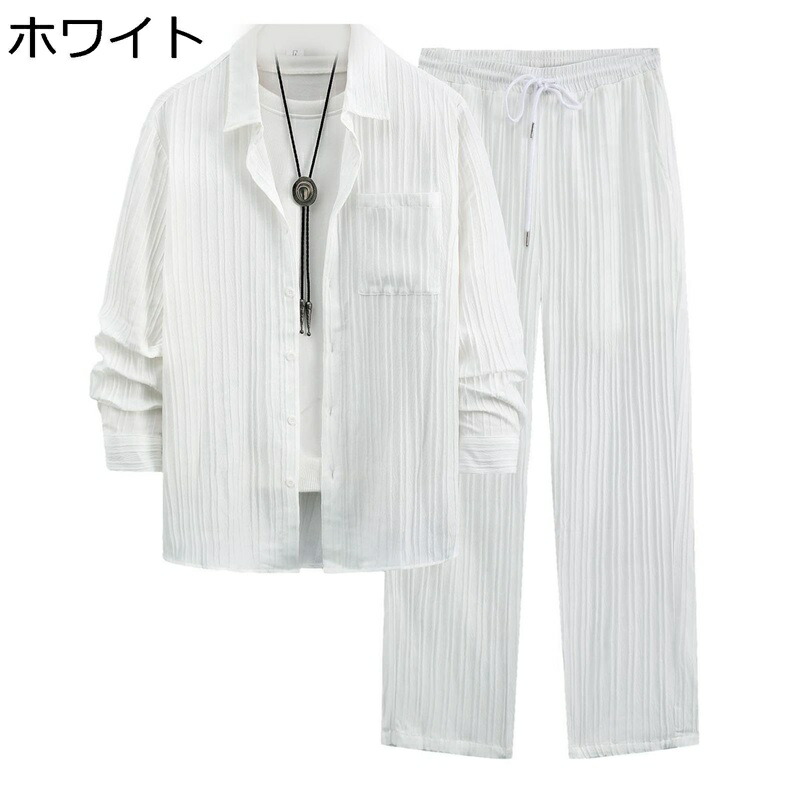 スーツ メンズ 上下セット 薄手 軽量 夏服 シングル シンプル カジュアル 通気性 セットアップ サマージャケット ブレザー フォーマル スラックス ロングパンツ 紳士服 通勤 ツーピース 無地 夏