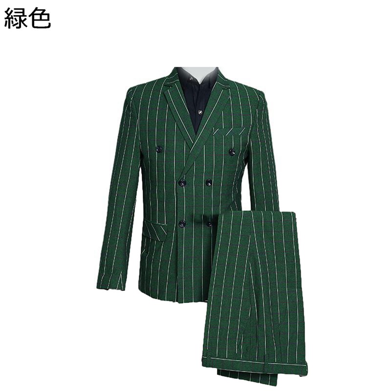 ビジネススーツ カジュアルスーツ メンズセットアップ 2点セット ストライプ 縞柄 ジャケット ロングパンツ レギュラー 礼服 カッコイイ 結婚式 入学式 卒業式 二次会 コート おしゃれ|magnifico18