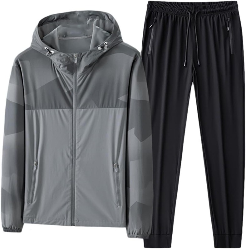 ジャージ メンズ 上下セット 父の日 ギフト 吸汗速乾 長袖 L-5XL ジャージ セットアップ トレーニングウェア ランニングウェア 日焼け止め 2点セット 春服 秋服 大きいサイズ スポーツウェア