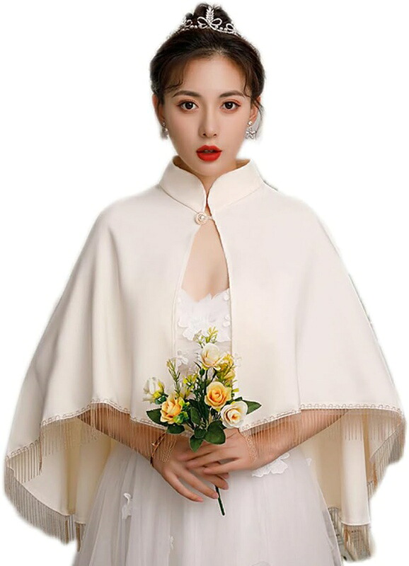 ショール パーティー レディース ストール 結婚式 春 秋 冬 大きいサイズ フォーマル 無地 大判 ウェディング ボレロ 二次会 体型カバー パーティーショール タッセル 羽織 カーディガン 冷房対