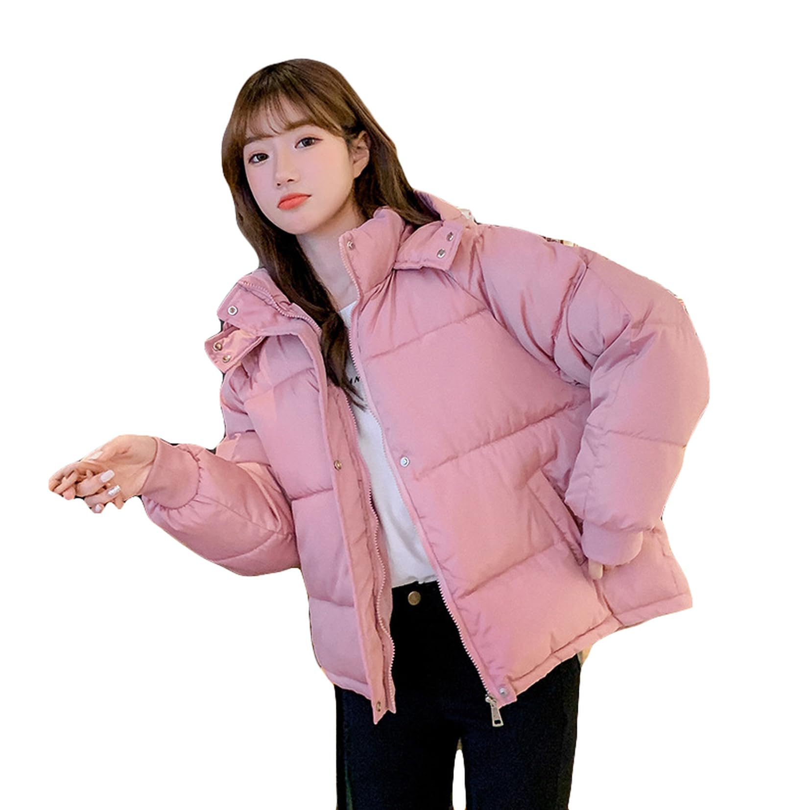 大きいサイズ ダウンジャケット レディース 女性 ダウンコート アウター 防寒 防風 軽量ダウンジャケット レディスファッション ブルゾン ダウンコート アウター ウルトラ 軽い ダウン 冬 上着 ジ