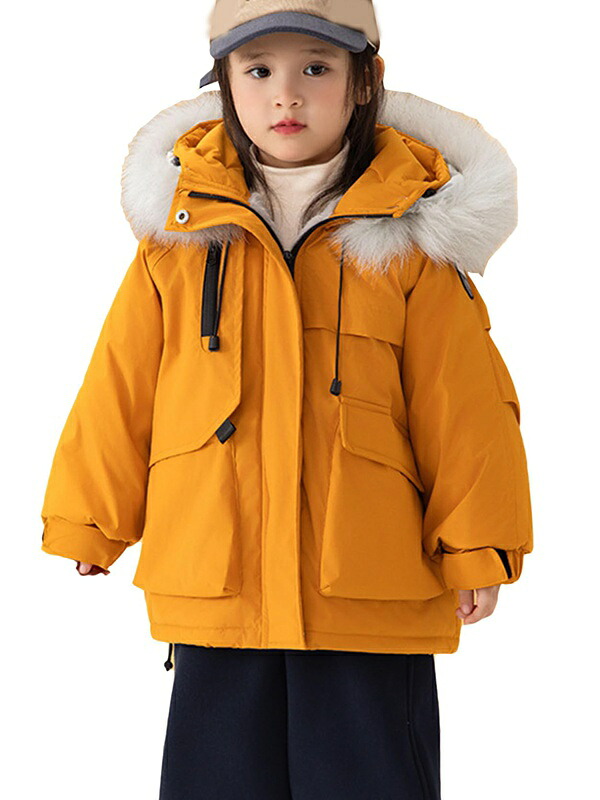 キッズ 落ちこむ厚地の外套 お嬢さん お坊っちゃん 落ちこむ上衣 アウター ちびっ子服 パーカー ボンネット付き添い人 ロング丈 生あたたかい 朦々たる 普段着 冬服 通園 通学 新年 生まれ落ちる日祝賀会 厚地の外套 上衣 乳飲み子服 ジャ