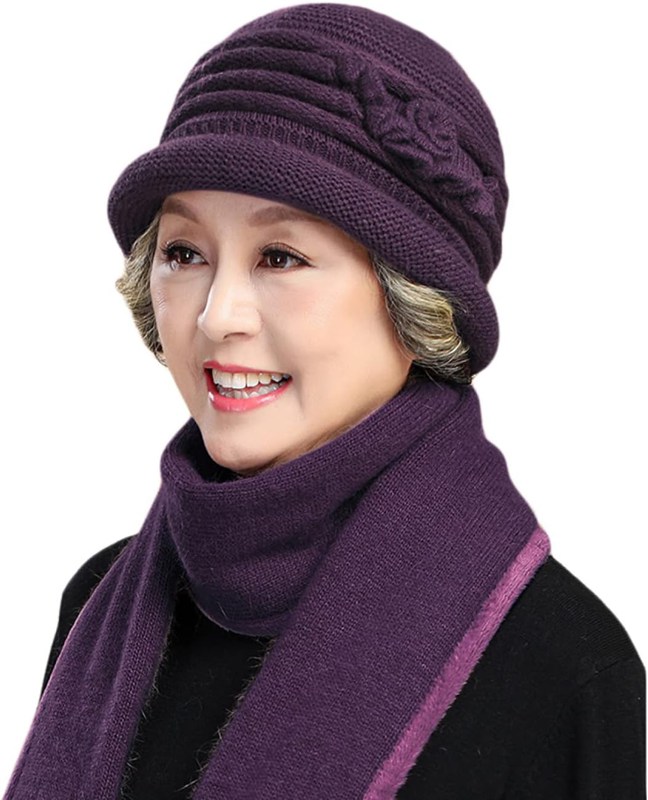 マフラー ニット帽子 レディース 冬 バラ飾り 防風 保温 小顔効果 防寒対策 暖かい 裏ボア 裏起毛 通勤 通学 学校 オフィス スキー 高齢 母 ママ 婦人 ママハット ニットキャップ 防寒具 帽