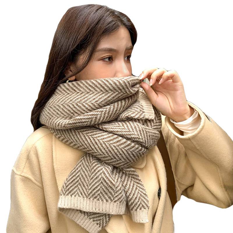 マフラー ストール レディース ロング ニット 大判 ケーブル編み 黒 赤 秋冬定番 ロングマフラー 秋冬 可愛い ボリューム 長い 茶 暖か 両面タイプ おしゃれ かわいい クリスマス ふわふわ も