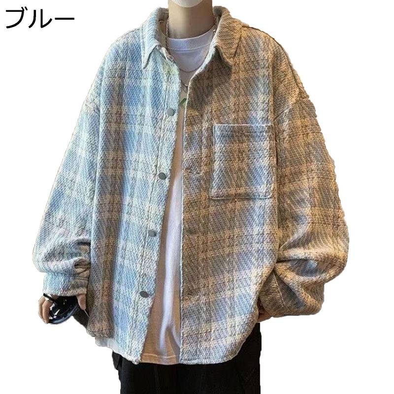M-8XL 照合のしるしプルオーバー メンズ プルオーバー上衣 照合のしるし柄 ヘビーウェイト ヴィンテージ アメカジ 朦々たる 心地好い 通年 折り襟 防皺 体型押しかぶせる 男女兼用 大層らしい大いさ ゆったり 分かりやすい オシャレ メンズファッション-コート・ジャケット