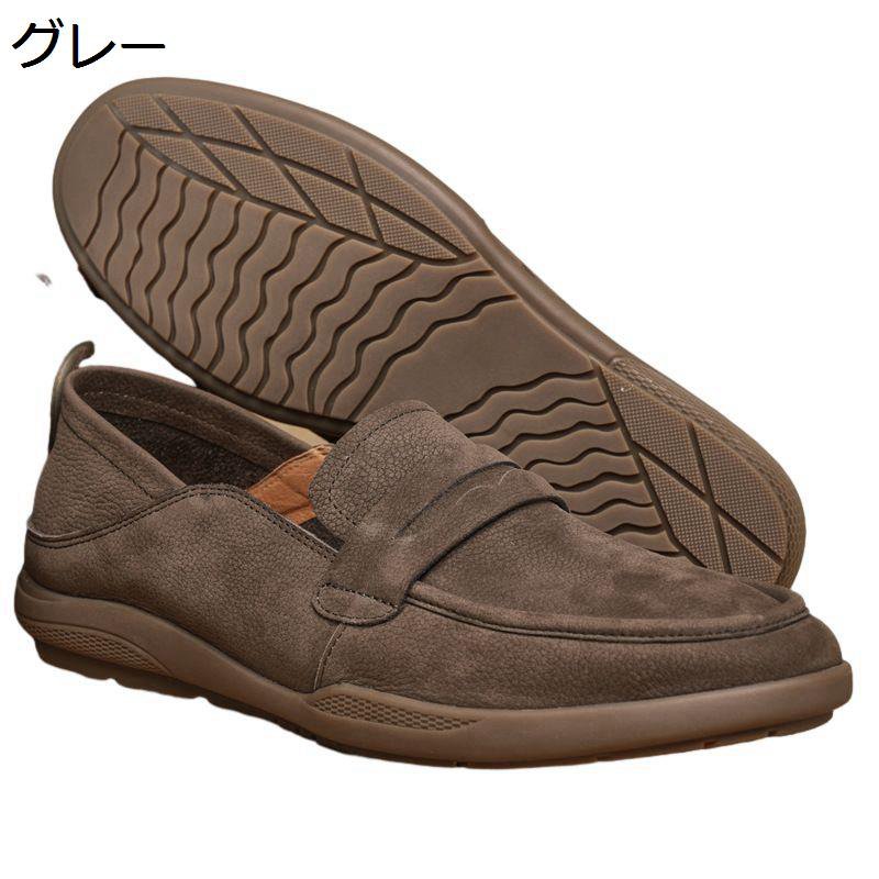 モカシン 本革 ペニーローファー 2種履き方 メンズ かかと踏める 2way メンズ靴 なめし革 スリッポン ドライビングシューズ 軽さ 3E やわらかい 心地よい ヴィンテージ 分かりやすい 春 夏 秋 延性のある 透気 旅する ほっつき歩く