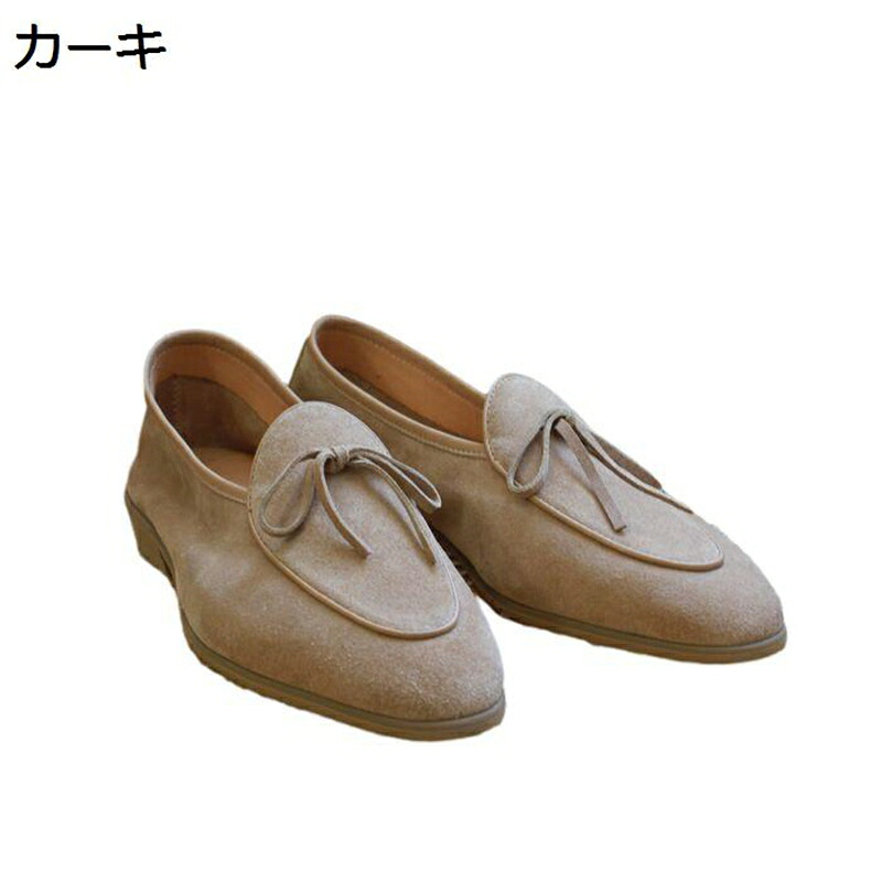 置き目毛革 本革スエードクロス 商行為シューズ つがい結び メンズ U手当て スリップオン 御召しものシューズ 成人男性靴 古典派音楽絵図面 春夏用 モカシン 曲がり目性 歩き分かりやすい オシャレ 防滑 通気 彼 成人男性用 差し上げ物
