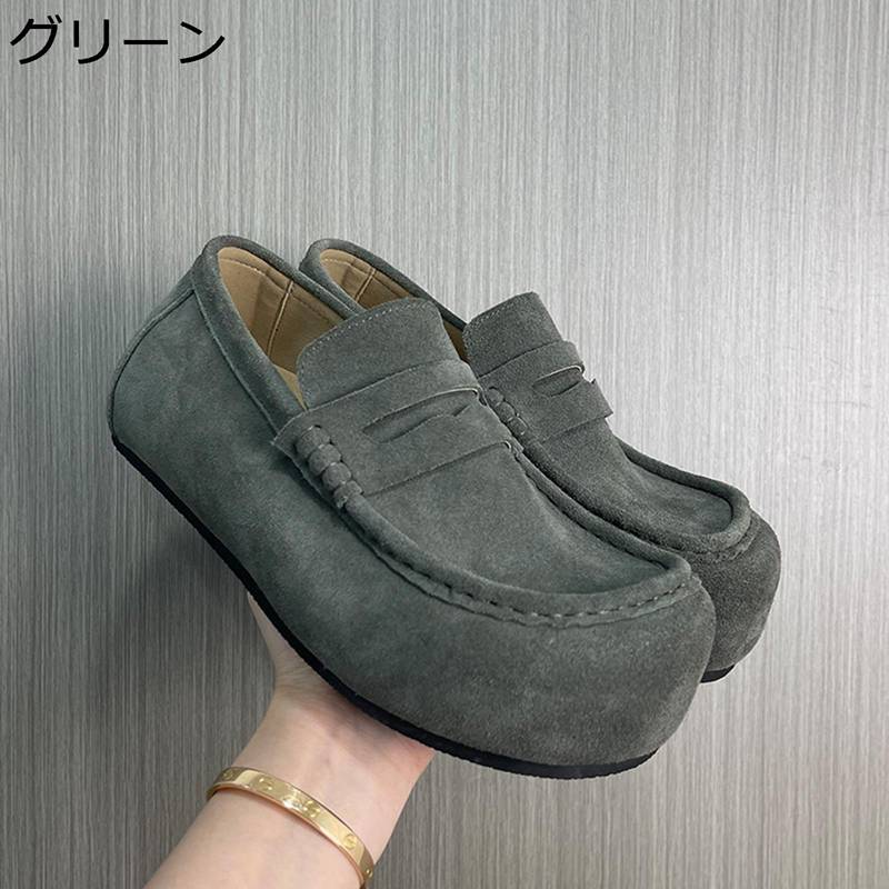 置き目毛革 本革スエードクロス シューズ メンズ ドライビングシューズ ラウンドトゥ ペニーローファー スリッポン 心地よいシューズ 四節着付ける モカシン 兼ね合い感 他愛もない 延性のある性 坦々たる レトロ 流行り物 防滑 教え子用