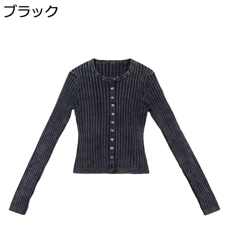 編み物ジレー レディース ボレロ 細身 アウター スウェーター 丸首 編み物上衣 レトロ 軽さ 分かりやすい トップス 遊撃手丈 か細い 流行り物 烏兎服 通い OL お出掛け