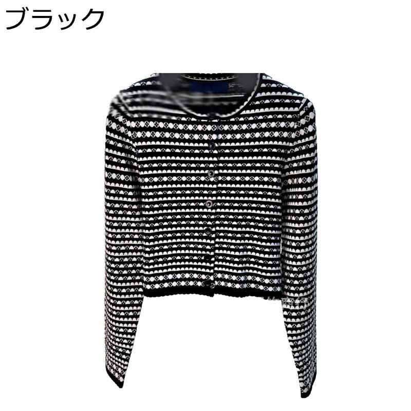 ニットカーディガン レディース ボレロ アウター 花柄 レトロ 丸首 セータージャケット 快適 保温性 トップス ブラウス ショート丈 エレガント 春服 通勤 パーティー