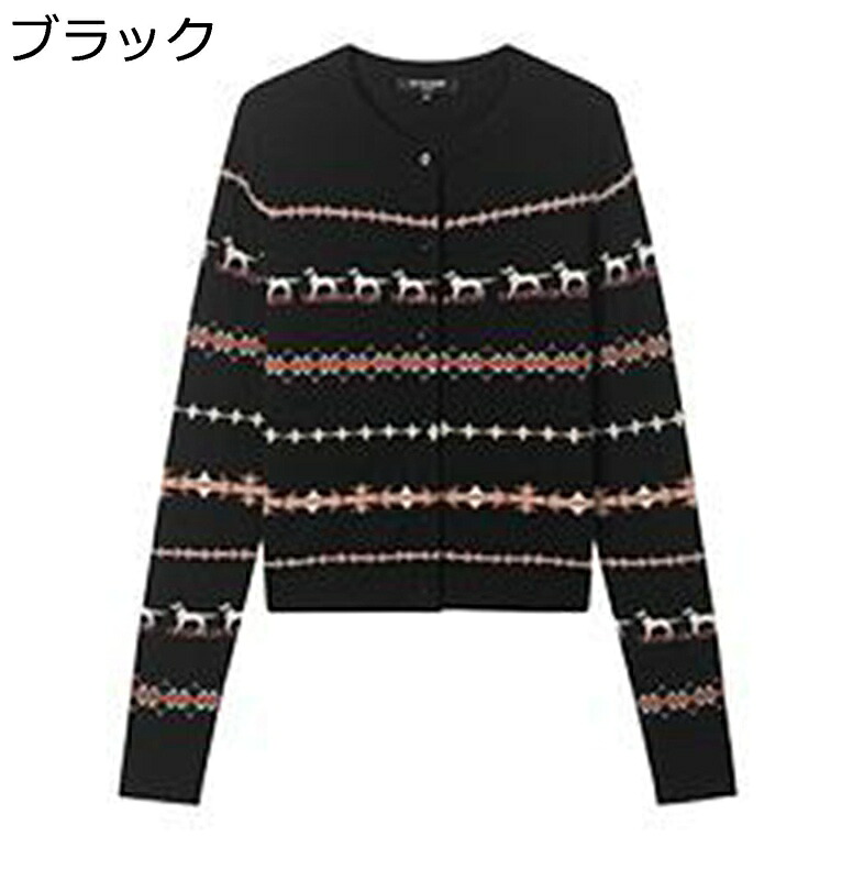 レディース ジレー 編み物 犬柄 ボレロ アウター 名取り草前開き ティーシャツ 丸首 編み物上衣 パステル色の トップス 遊撃手丈 フェアアイル柄 お上さん 日月服 通い 日常