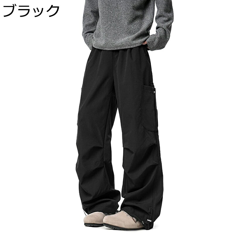 カーゴパンツ ワークパンツ メンズ チノパン マルチポケット 無地 ストレート カジュアル 体型カバー 着回し力 長ズボン カジュアル 美脚 春秋 通勤通学