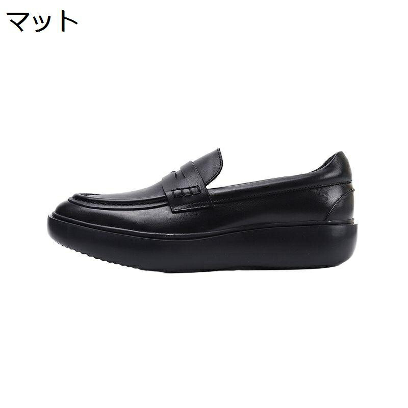 ローファー 厚底 メンズ カジュアルシューズ モカシン スリッポン エナメル 本革 ドライビングシューズ 革靴 大きいサイズ 蒸れない ローカット 防滑 履き易い アメカジ 運転 職場用 アウトドア 大人