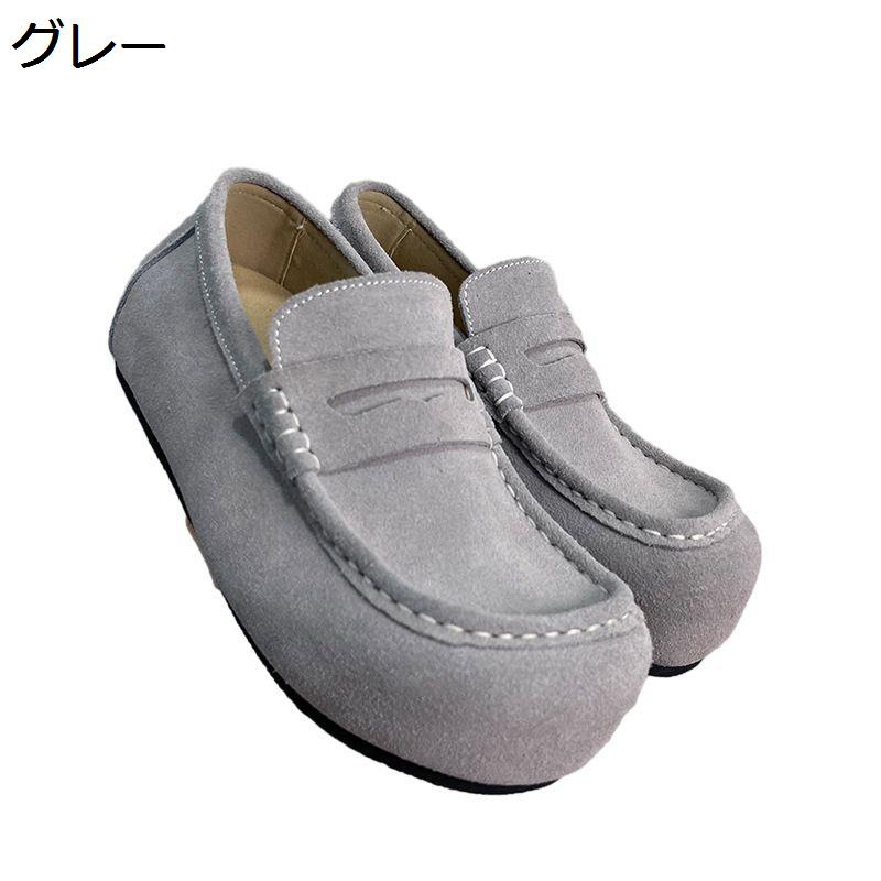 ドライビングシューズ メンズ 前額部シューズ 厚底 心地よい 途轍も無い大きさ スエードクロス 革靴 スリッポン モカシン 置き目はね除ける 消臭 北の方下唇 春夏用 普段使い走り 動かす 心地よい 通い 格好のいい