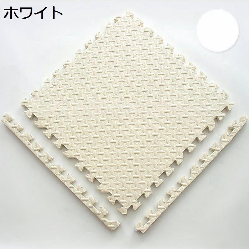 ジョイントマット クッションマット シームレス 廊下 【30枚 30*30*0.8cm】家庭 自宅 ケガ防止 滑り止め対策 傷防止 足音 防音 自由に組み合わせ 手入れ簡単 お手入れ簡単 原状回復可 柔軟