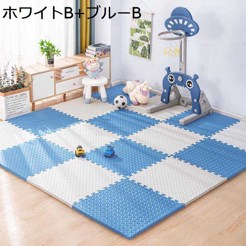 ジョイントマット クッションマット 60*60cm シームレス リビング 玄関 ずれ防止 滑り止め 傷防止 ノンホルム フローリング保護 生活音軽減 ハサミでカット可 撥水 掃除簡単 柔軟