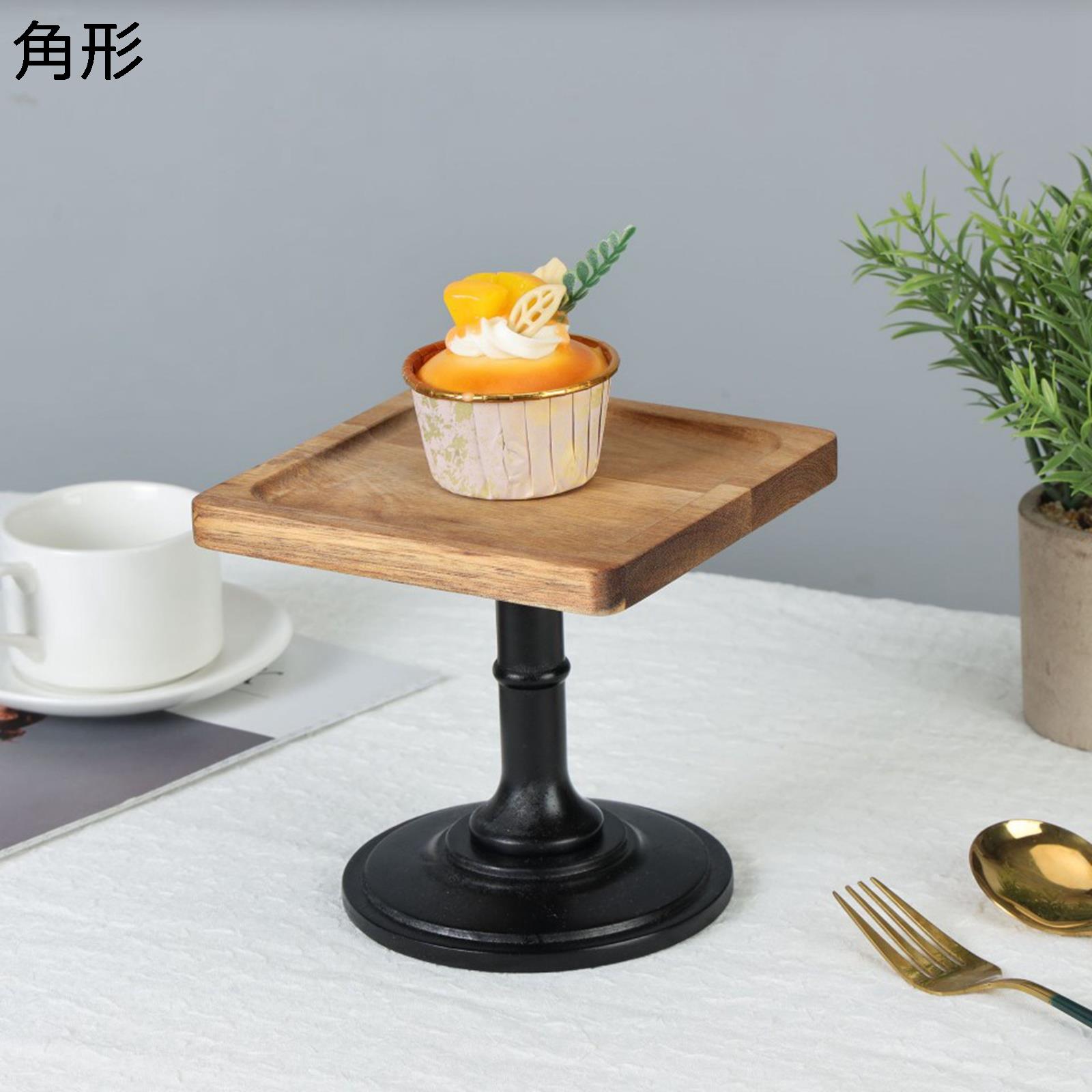 ケーキスタンド ケーキ台 木製トレイ ケーキ展示 フルーツ皿 デザートスタンド 北欧風 チョコレートカップ デザートトレイ サービングスタンド フルーツプレート お菓子 結婚式 キッチン カフェ