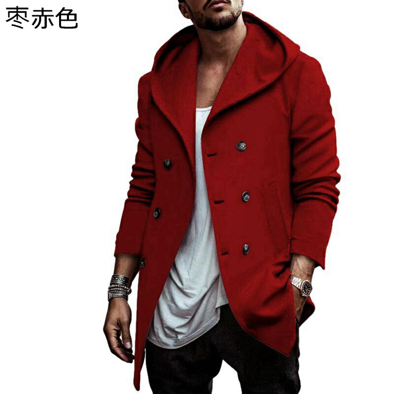 トレンチコート メンズ ミドル丈 スプリングコート 春服 フード付き ダブルブレスト ゆったり 着痩せ 無地 軽い 撥水 春秋 ストレッチ ビジネス 通勤 カジュアル アメカジ ブルゾン クラシック
