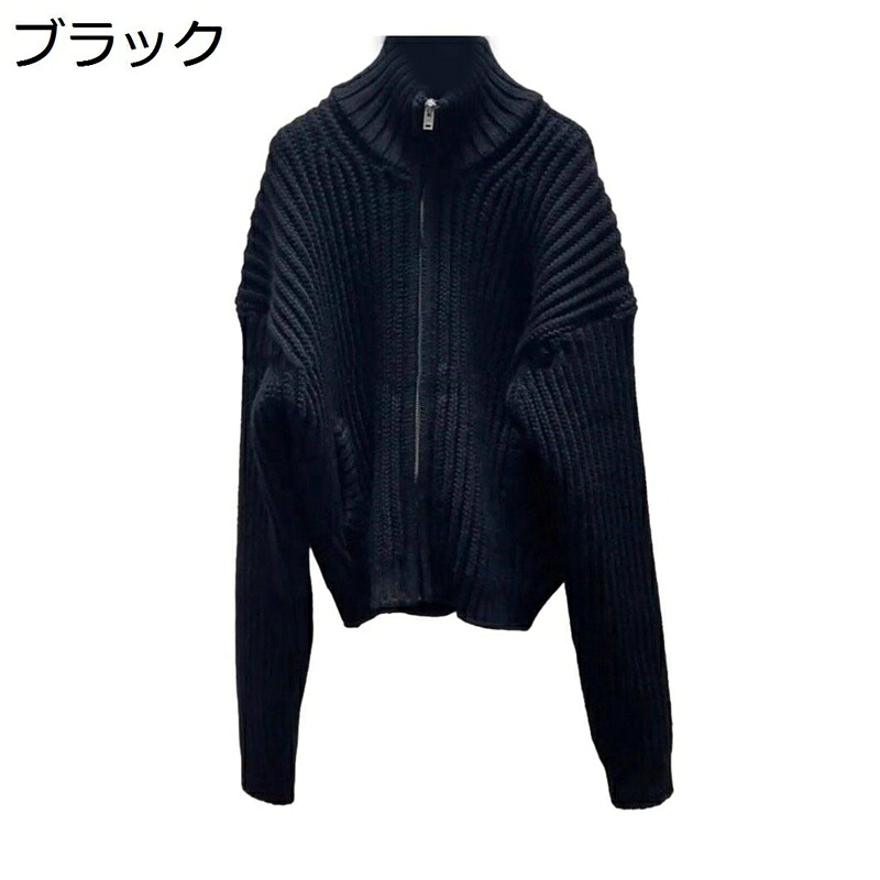 編み物ジレー レディース 刺しゅう 英文字記号柄 アウター ジップアップ プルオーバー 立ち襟 上衣 オシャレ パステル色の 長袖 遊撃手丈 ゆったり 心地好い 春 秋 通い 普段着 トップス-Tシャツ・カットソー-レディースファッション