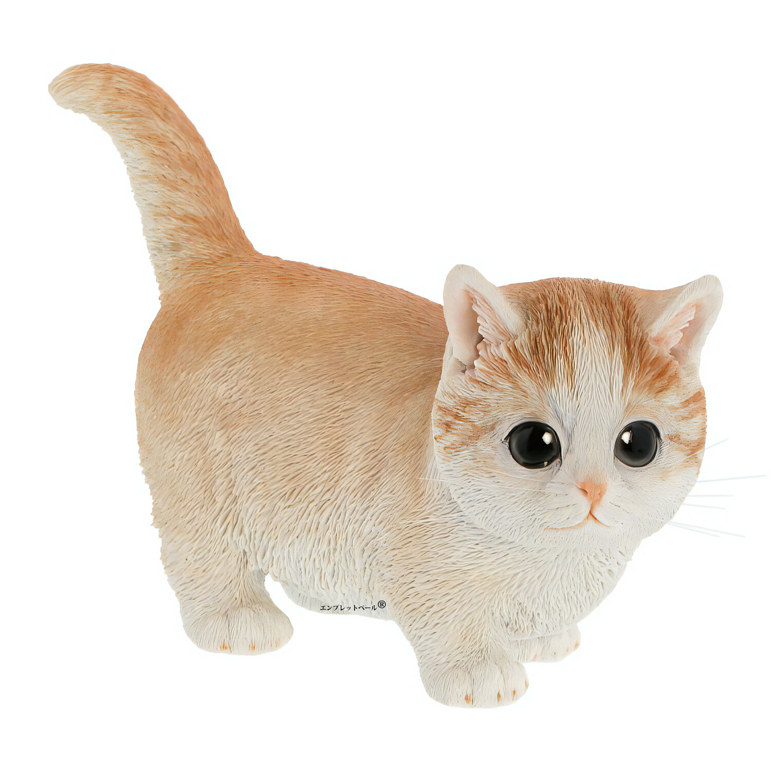 猫　置物 楽天市場】猫 置物 リアル マンチカン 前向き ブルー ねこ ネコ