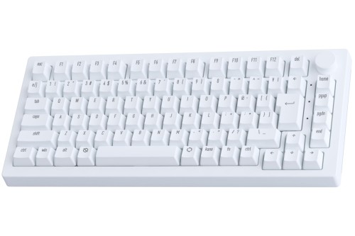 Akko(アッコ) ラピッドトリガー 8000Hz ゲーミングキーボード 5075S HE JP Moon Light White 磁気スイッチ 75% 日本語配列 JISキー SnapKeys (SOCD)対応 Mac Windows両対応 ガスケット構造 PBT昇華印刷キーキャップ RGB対応 ホワイト