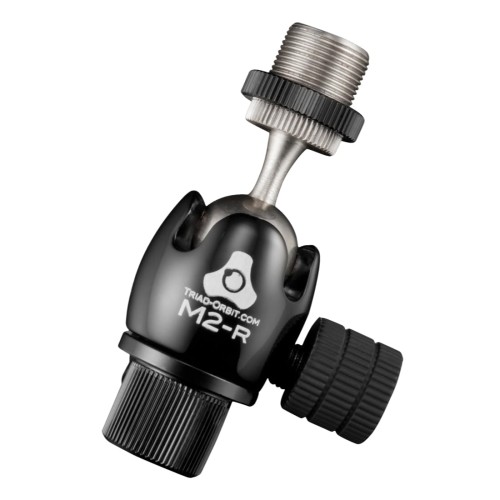 TRIAD-ORBIT （トライアッドオービット） M2-R 5/8インチ径の従来のスタンドに取り付けることで 360°× 190°の角度調整が可能に/滑らかなボールスイベル機構を搭載 ハンドマイクに最適 ショートシャフト マイクロアダプター [ヒビノ正規輸入品]