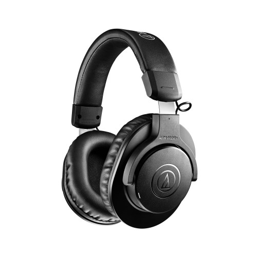 オーディオテクニカ ATH-M20xBT ワイヤレスヘッドホン Bluetooth 有線対応 ヘッドフォン 40mmCCAWボイスコイルドライバー 216gの軽量ボディ マルチポイント 低遅延モード 最大60時間再生 ハンズフリー通話 ブラック